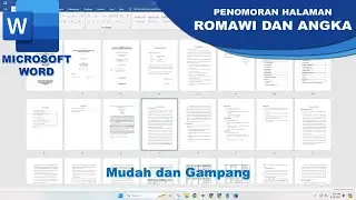 Cara Gampang Bikin Penomoran Halaman Romawi dan Angka di Microsoft Word (Cepat Paham Ms Word)