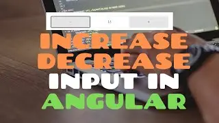 Increase Decrease Input in Angular Using JQuery