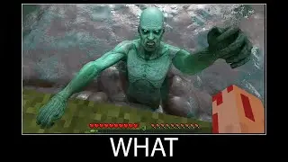 Minecraft wait what meme part 380 realistic minecraft Drowned