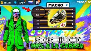 ✅LA MEJOR SENSIBILIDAD para DAR TODO ROJO🤯 en la NUEVA ACTUALIZACIÓN FREE FIRE