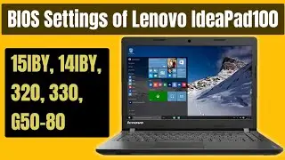 How to get into Bios of Lenovo ideapad 100 15iby/14iby | Bios setup in Lenovo laptop | Hindi