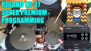 Roland TD-27 Programming - Premium Wood to Super Premium Wood - V-Drum Module Tutorial