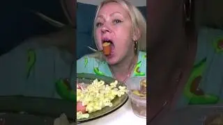 мукбанг макароны с сосисками #mukbang #мукбангмакароныссосисками #еда #рецепт #вкусно #пп