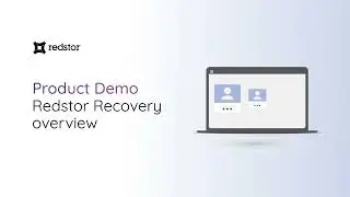 Redstor demo - Backup Recovery Overview