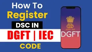 How to registered DSC in DGFT Portal/DSC update in DGFT port/DSC error in updating dsc in DGFT