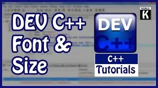 Changing Dev C++ editor font [Less then 45 Seconds]