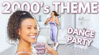 2000s Dance Workout | 15 Min Full Body Fat Burn, No Equipment | growwithjo