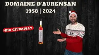 DOMAINE D'AURENSAN 1958|2024 | An almost 70 year old Ténarèze Armagnac and BIG XMAS Giveaway 🎁 🎄🎅🏻