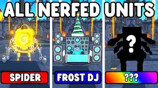 EVERY NERFED UNIT VS ENDLESS MODE (Toilet Tower Defense)