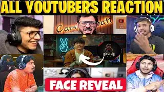 All YouTubers REACTION On AJJUBHAI FACE REVEAL 🤯 Total Gaming Face Reveal || Reaction on ajjubhai