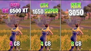 ✅ RX 6500 XT vs GTX 1650 SUPER vs RTX 3050 ✅ Test in 8 Games ✅