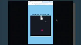 Learn How to Create Snake Game using HTML CSS CANVAS and JAVASCRIPT #games