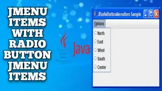 How to use RadioButto Menu Items in Java netbeans | Java JRadioButtonMenuItem | JMenu  radio button