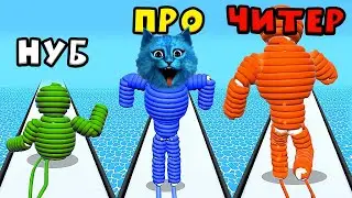 😃 ЭВОЛЮЦИЯ ЧЕЛОВЕКА ВЕРЕВКИ Максимальный Уровень Rope Man Run NOOB vs PRO vs HACKER КОТЁНОК ЛАЙК