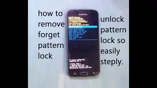 How to remove or unlock pattern lock Samsung Galaxy J2 (6)