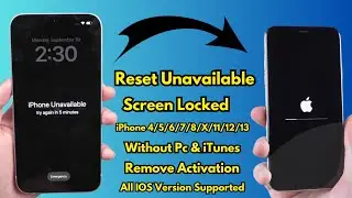 How To Fix Unavailable iPhone 4/5/6/7/8/X/11/12/13/14 Without Pc/Apple-iD!Restore Unavailable iPhone