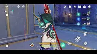 Genshin Impact | I accidently triggered the Xiao Mask glitch cause of my terrible FPS