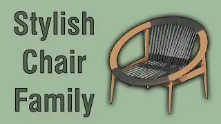 Modelling Unique Furniture Family with REVIT 2024