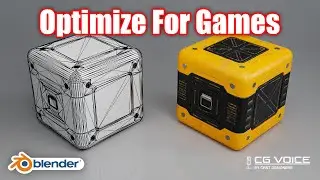 How To Optimize Model For Games In Blender _ Blender Tutorial