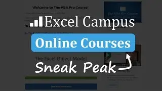 Excel Campus Vba Pro Course Tour - Get A Sneak Peek At Our Top-rated Course!