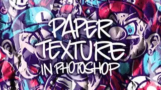 Photoshop: How to add crumpled paper texture