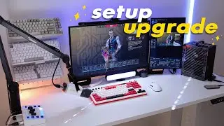 Desk Setup Upgrade 🎮 | Royal Kludge RK M87 Gaming Keyboard Unboxing 🚀 | ASMR