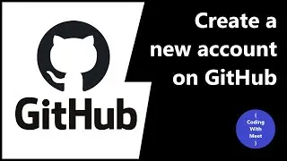 How to create a new account on GitHub