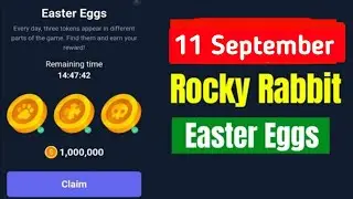 11 September Rocky Rabbit Easter Eggs |Today Rocky Rabbit Easter Eggs |Rocky Rabbit Easter Eggs Card