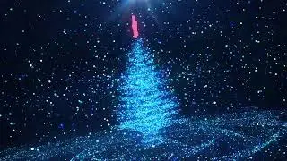 Animated Christmas tree background