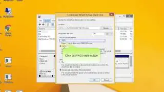 How to create vhd and mount as a local drive in Windows 8 and 8.1