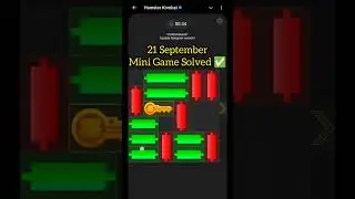 Mini Game Today 21 October Hamster Kombat How To Solve Mini Game Puzzle in Hamster Kombat (100%)