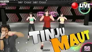 MAIN TINJU2 UNTUK MENGASAH KEKUATAN BANG ACI HEHE!! -Knockdown Home Fitness LIVE