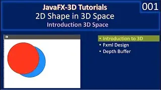 2D Shape in 3D | Introduction to 3D | Java FX 3D Tutorials #01