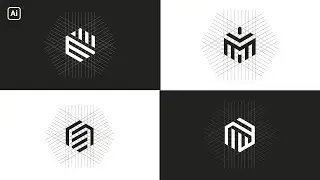 Logo Design With Grid | Adobe Illustrator Tutorial