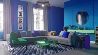 Chromesthesia Décor: Living Room Color Palettes Inspired by 10 Music Genres