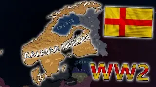 What if Kalmar Union Existed in WW2 -  Hoi4 Timelapse