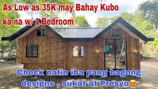 Bagong Design ng mga kubo at Sa Halagang 35k makakabili ka na ng may 1 Bedroom / Legit kubo Maker