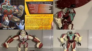 Transformers botcon 2014 exclusive knight apelinq figure review. Maximal beast wars cybertron