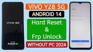 ViVO Y28 5G Hard Reset & Gmail Frp Unlock Android 14 (Without Pc) 2024 New Update.