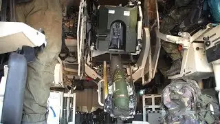 PzH 2000 Howitzer Inside & Outside View - Live Fire Training