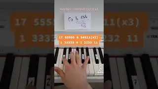 Måneskin - I WANNA BE YOUR SLAVE УРОК на пианино! Легко! EASY PIANO TUTORIAL!