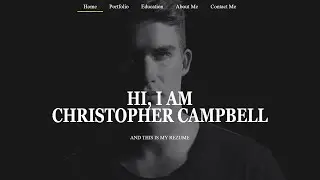 Responsive Personal Portfolio Website  Design Just Using HTML CSS 2021 |  Part 1 | Tutorials Dev