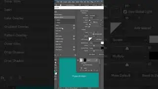 Photoshop Magic | Create Paper Cut Out Text #shorts