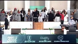 New Zion Temple Church Choir sings a CLASSIC : “ I Really Love The Lord “ (03/19/23)