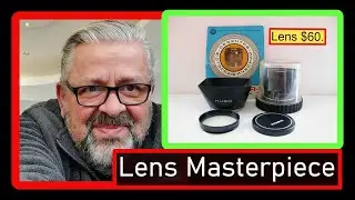 $60. Masterpiece Lens MIR-1 37mm f2.8 Review Swirl Background Bokeh USSR Leica SL Camera Class 353