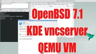 Install OpenBSD 7.1 and KDE apps in QEMU tutorial - September 2022 - 18a0978d