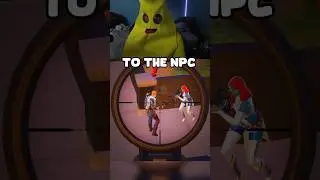 Bro Disguised As An NPC 😂! #fortnite #fortniteclips #gaming