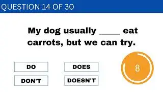 🔥 Do, Does, Don't, Doesn't - English Grammar Exercises - Test Your English Grammar