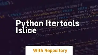 python itertools islice