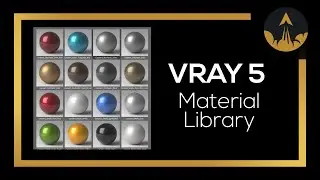 Vray 5 Tutorial: NEW Material Library #RedefineFX